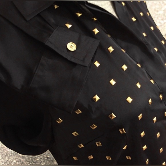 MICHAEL KORS - Button Down Shirt w/studs (M) ~ NWT - Picture 12 of 16